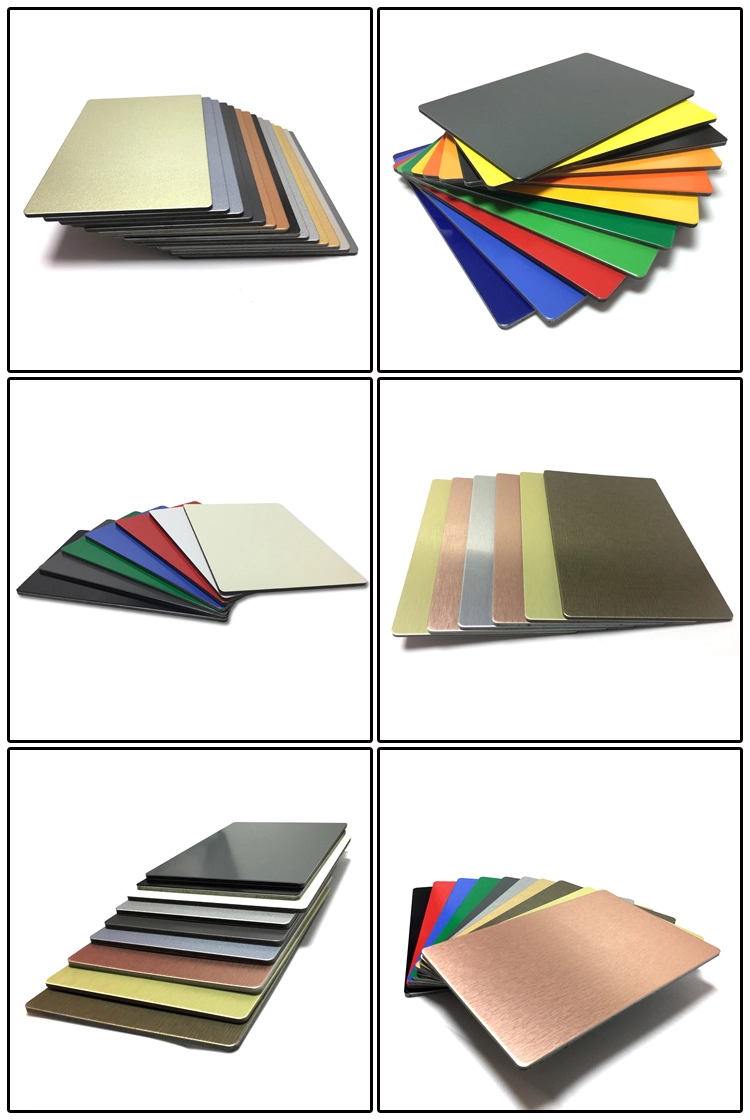 External Wall Cladding Brushed Copper Aluminum Composite Panel For Decorations